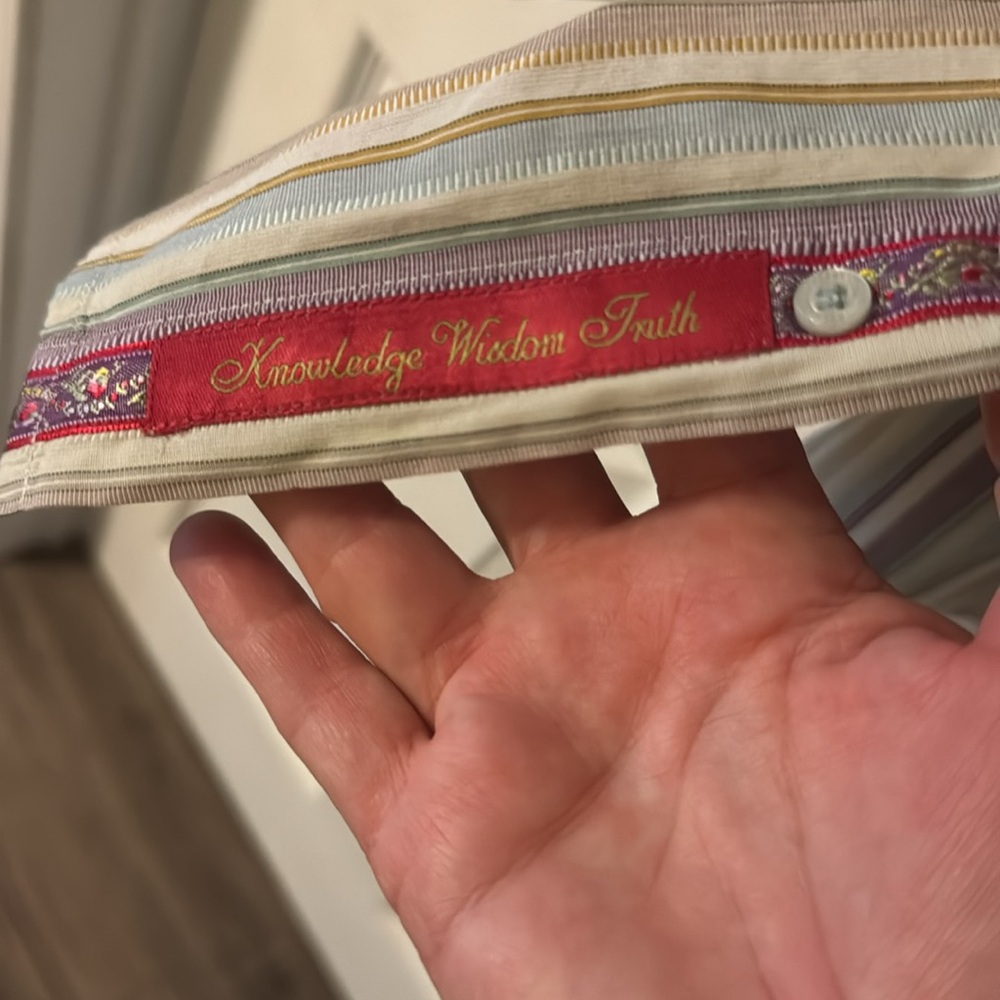 Robert Graham Multicolor Striped Shirt #17 - Picture 6 of 6